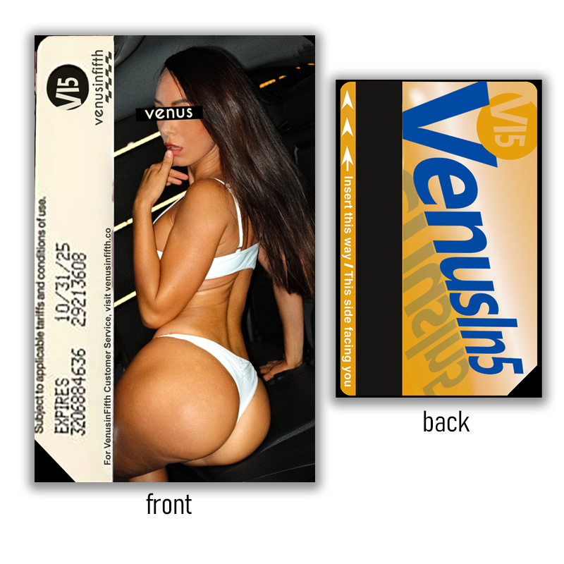 Subway Card "Peaches" - Hanging Auto Air Freshener