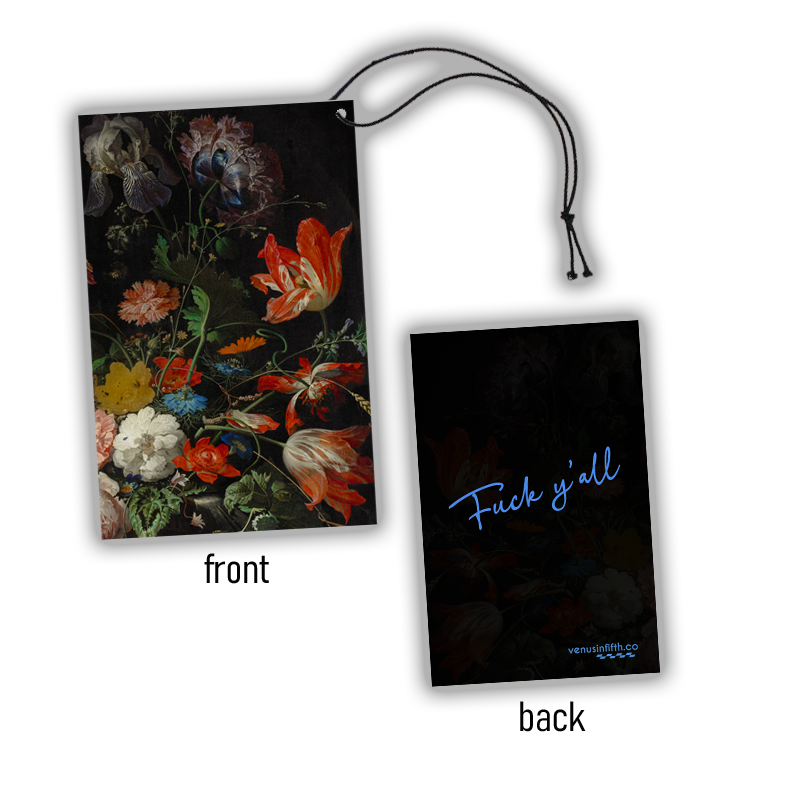 Floral Fyall - Hanging Auto Air Freshener