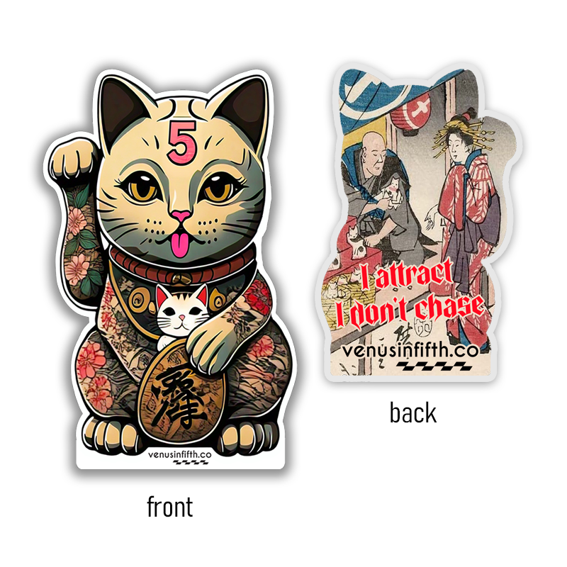 Lucky Cat - Hanging Auto Air Freshener