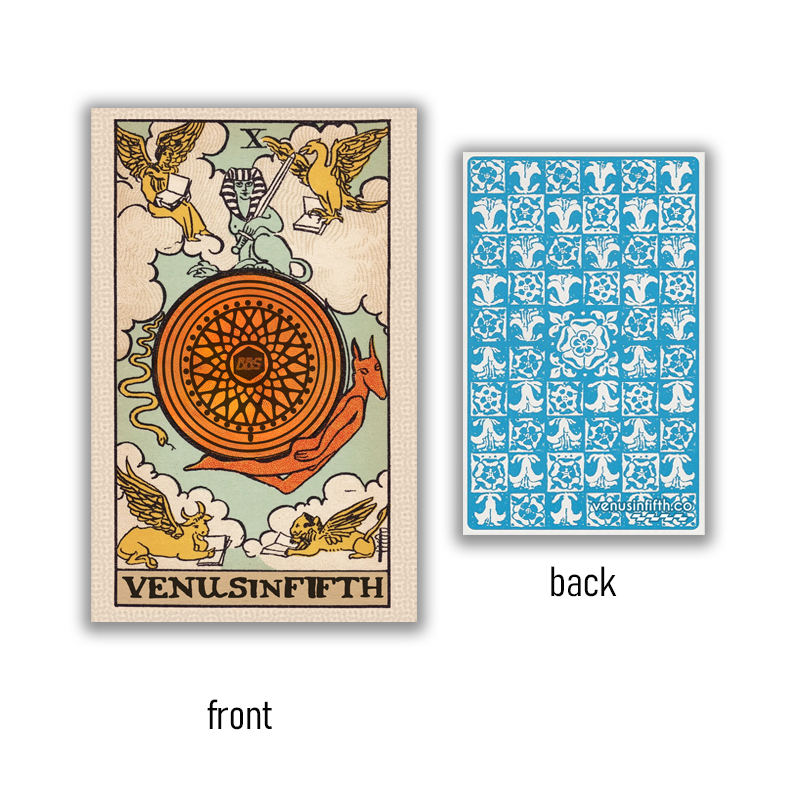 Wheel of Fortune Card - Hanging Auto Air Freshener